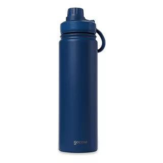 Garrafa Térmica Gocase Fresh Inox Parede Dupla Isolada 650ml Cor Azul