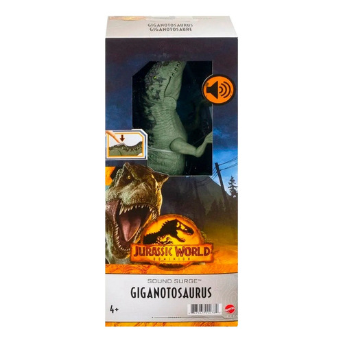 Jurassic World Giganotosaurus Con Sonido Dominion - Mattel 