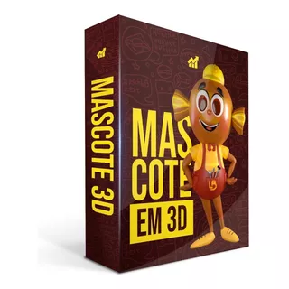 Mascote 3d Criação Personagem Em 3d Para Empresa Avatar 360°