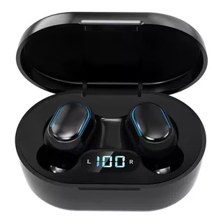 Auriculares In-ear Inalámbricos Energeneration E7s Airdots E7s E7s Negro Con Luz Led