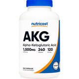 Akg Acido Alfa Ketoglutarico 1000mg Americano