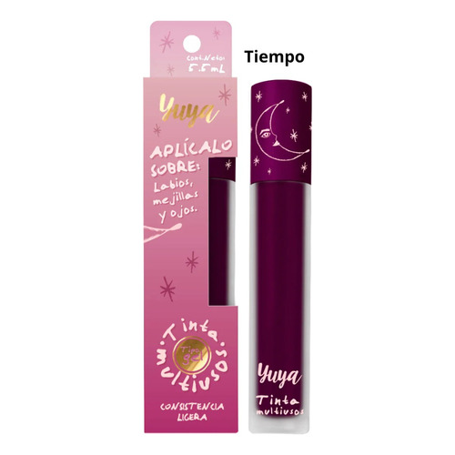 Tinta Multiusos Yuya Labios, Mejillas Y Ojos Color Tiempo