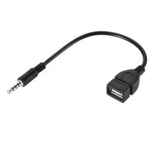 Cable Otg De Plug Audio De 3.5mm A Usb Hembra , Aux Compu