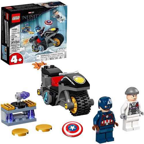 Lego Marvel - Capitán América Contra Hydra Cantidad De Piezas 49