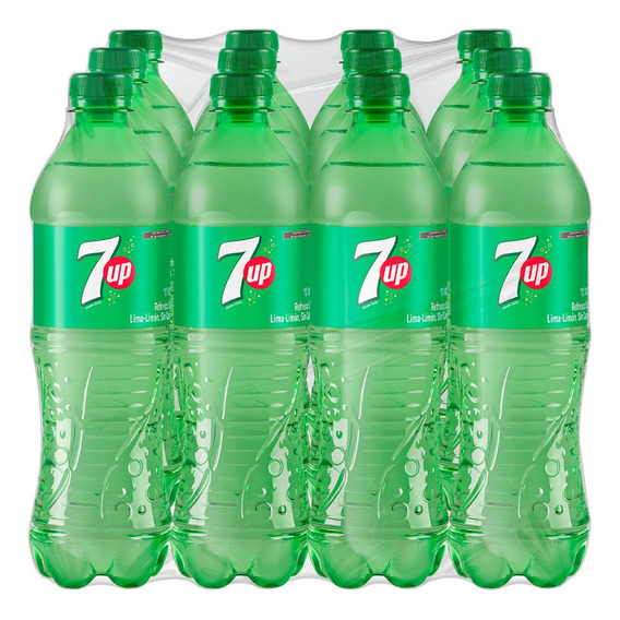 Refresco 7 UP 7UP lima-limón en botella pack x 12