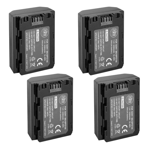 Baterias Np-fz100 Para Sony Alpha 1,zv-e1 Fx3 Fx30  4un 