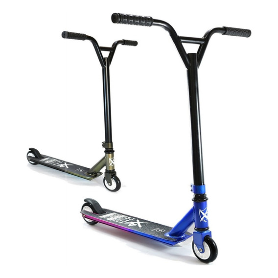 Monopatin Stark Fusion Xr Freestyle 360° Aluminio Palermo Color Fucsia/azul Stunt