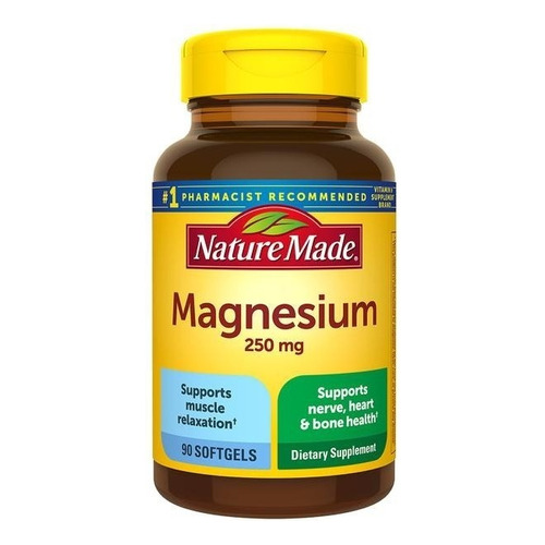 Nature Made Magnesio Magnesium 250mg Sabor N/a
