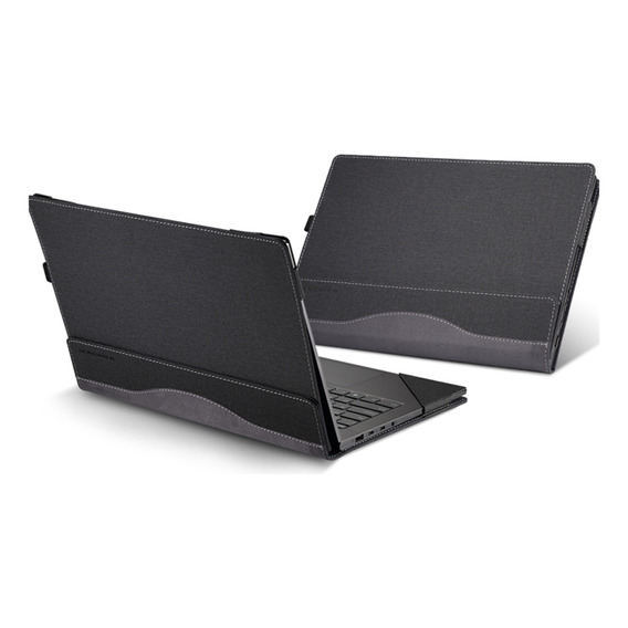 Funda De Piel Anticaída Negra Para Samsung Galaxy Book 3 Pro