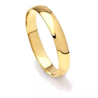 Aliança De Ouro Casamento 18k 750 Legítimo 25/01 2,5mm Larg