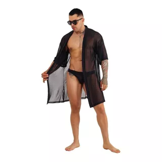 Bata Para Hombre Mesh De Baño O Salida Playa Fenix Fit