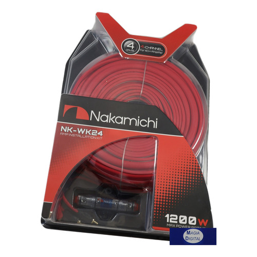 Kit De Instalacion Calibre 4 Nakamichi Nk-wk24 Con Accesorio