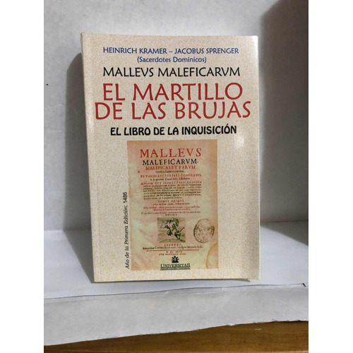Libro Malleus Maleficarum Martillo De Las Brujas  Ilustrada