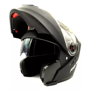 Casco Rebatible Moto Negro Hawk - Gkmotos.uy