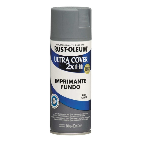 Pintura Aerosol Ultra Cover Imprimante Fondo Gris X 340 Cc