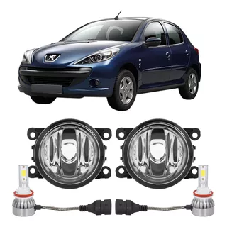 Faro X2 Auxiliar Antinieblas Peugeot 207 08/15 + Cree Led