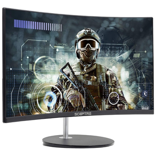 Monitor Led Profesional Sceptre Curved De 24 Y 75 Hz 1080p