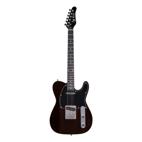 Guitarra eléctrica Jay Turser LT Series JT-LT telecaster de aliso rosewood brillante con diapasón de palo de rosa