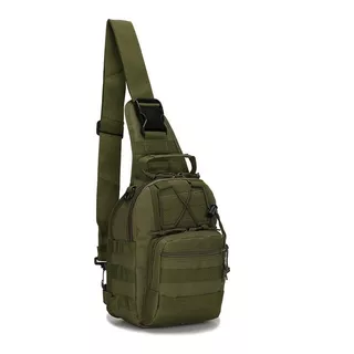 Bolsa Mochila Tática Militar Transversal Modular Peito Ombro