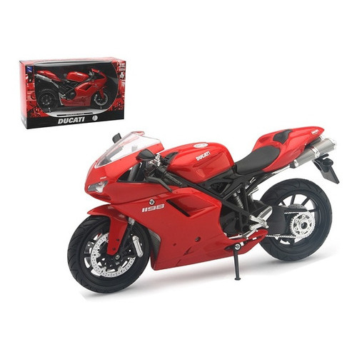 Moto Ducati 1198 Pista Colección New Ray Escala 1:12