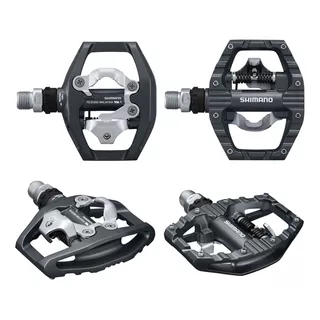 Pedales Shimano Eh500 C/ Calas Y Traba 1 Lado Pines - Ciclos