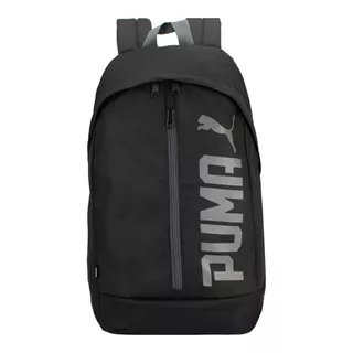 Mochila Puma Negra Laptop Pioneer Backpack  074417 01 Color Negro Diseño De La Tela Black