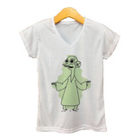 Remera Mujer Escote V - Mr Burns Los Simpsons