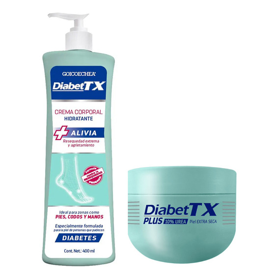 Pack Goicoechea Diabet Tx Urea 10% 250g Diabet Tx Emulsion 400 ml