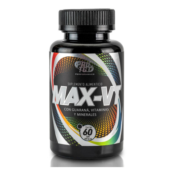 Max Vt Multivitaminico 60 Cápsulas Guaraná Protgt