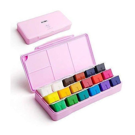 Himi Gouache Set De Pintura, 18 Colores X 1.0 Fl Oz, Diseño 