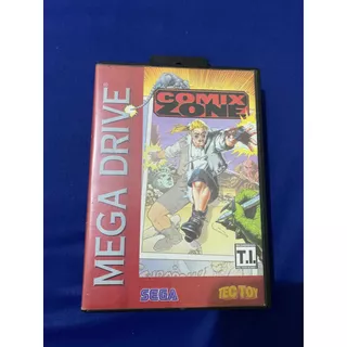 Comix Zone Mega Drive Tec Toy Completo E Totalmente Original