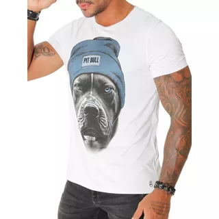 Camiseta Masculina Pit Bull Jeans 79875