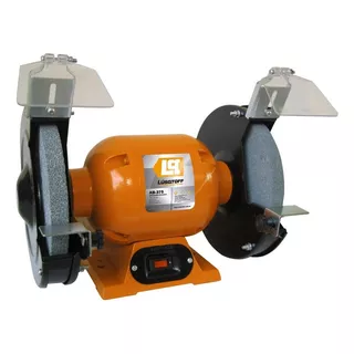 Pulidora Eléctrica De Banco Lüsqtoff Ab-375 Color Naranja 220v 375w