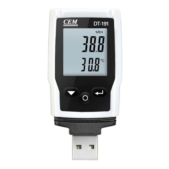 Cem Dt-191a Datalogger De Temperatura Y Humedad Con Display