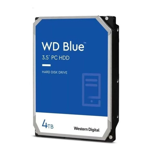 Disco Duro 3.5 Wd Blue 4tb Sata 3 5400 Rpm 256mb Color Azul