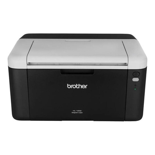 Impresora simple función Brother HL-1202 negra y blanca 220V - 240V
