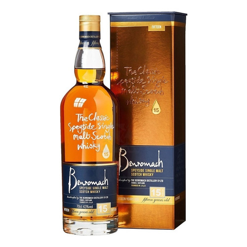 Whisky Benromach 15 Años Single Malt 700ml
