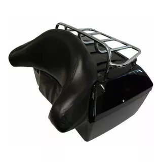 Caja Trasera Para Moto Con Respaldo Y Rejilla