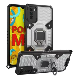 Capinha Case Capa Armadura 4em1 Anel Para Xiaomi Poco M3