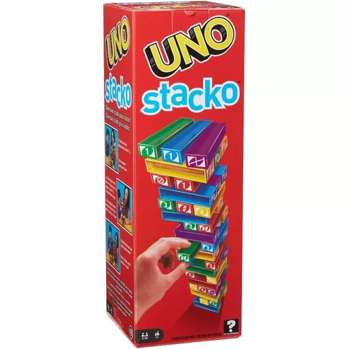 Jogo Uno Stacko Mattel Diversão Em Família Original Envio24h