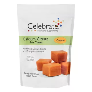 Celebrate Calcio Soft Chew Caramelo 90 Comp Masticables