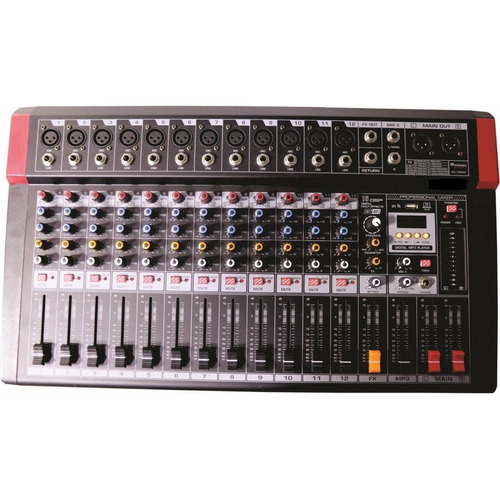Mezcladora Amplificada Soundtrack Mix-1200dsp 12 Ch 150 Wx2
