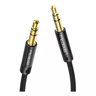 Cable De Audio Auxiliar De Alta Calidad De 3,5 Mm, Color Negro