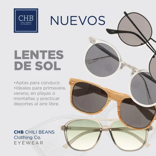 Lentes Para Hombre Gafas Sol Color Bamboo Chb Chili Beans Color