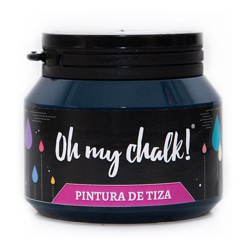 Oh My Chalk! Pintura De Tiza - Tizada 210 Cc. Colores Color Dark blue