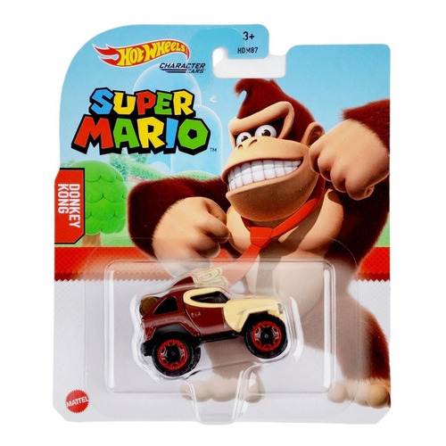 Donkey Kong- Super Mario Bros Hot Wheels Character Cars