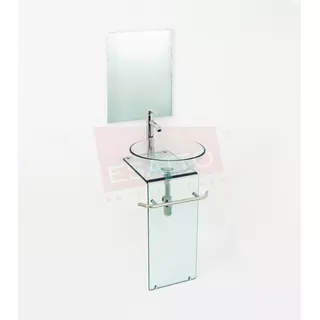 Esatto® Mueble De Baño Cristal Templado Con Espejo Mv-011