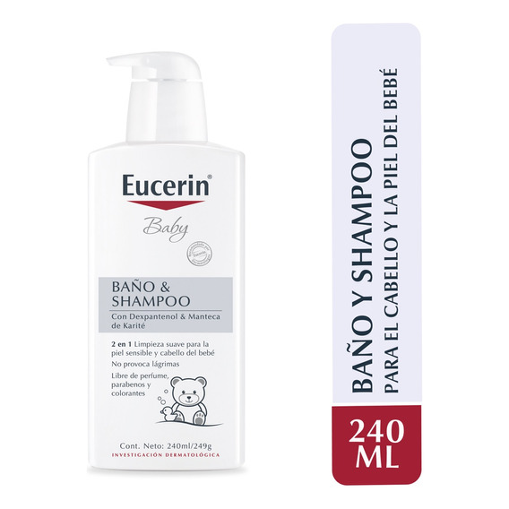 Eucerin Baby Baño Y Shampoo 240ml