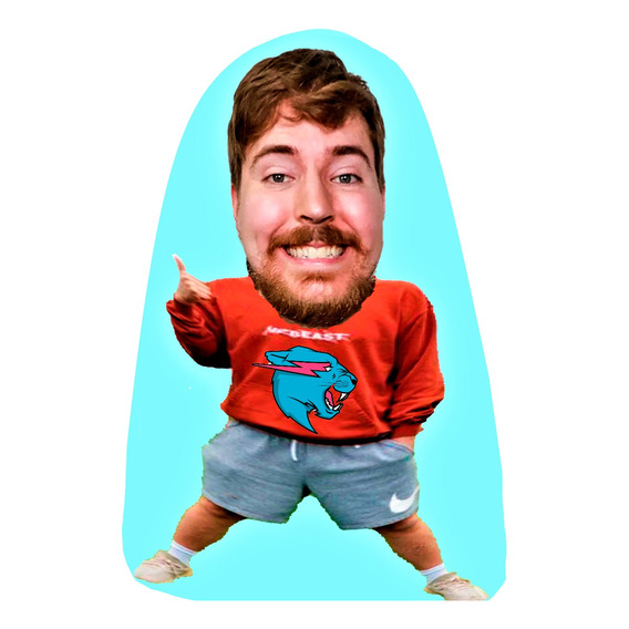 Mini Cojin Mrbeast - Cojin Decorativo De Jimmy Chiquito