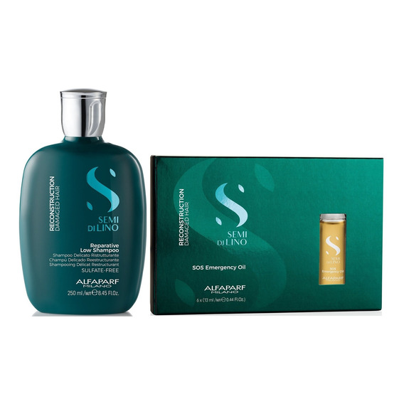 Shampoo 250ml + Ampollas Sos Alfaparf Reconstruction